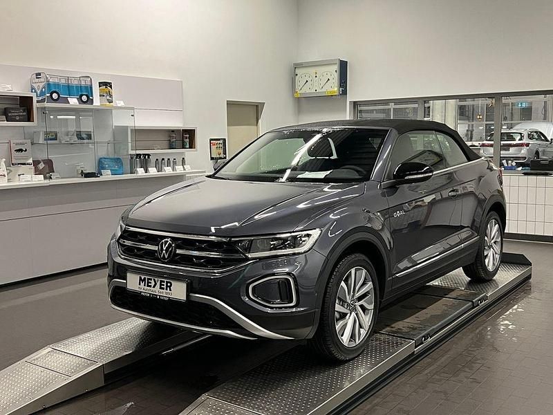 Neu VW T-Roc Cabriolet Goal 150 PS (110 kW) 2025 Rauchgrau metallic / schwarz Cabrio