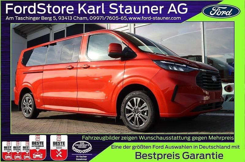 Weiß Neu 2025 Ford Transit Custom Limited Kombi | 43.780 € (Fairer Preis) - Bild 1/4