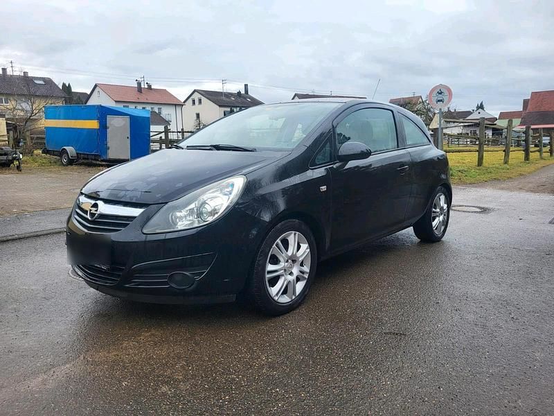 Gebraucht Opel Corsa 80 PS (58 kW) 2008 Schwarz Kleinwagen