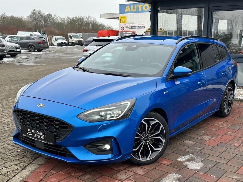 Gebraucht Ford Focus ST-Line 150 PS (110 kW) 2018 Blau Kombi