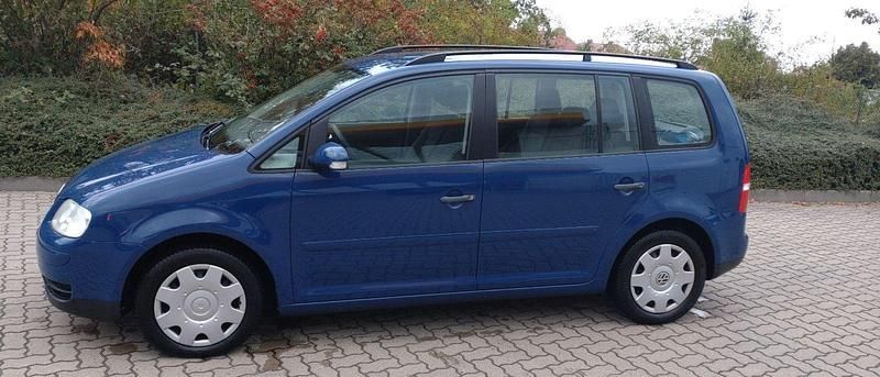 Gebraucht VW Touran 90 PS (66 kW) 2006 Blau Van / Kleinbus