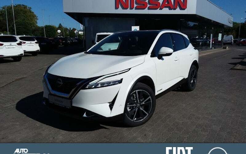 Weiß brilliant white (m) Gebraucht 2022 Nissan Qashqai Tekna SUV | 29.880 € (Fairer Preis) - Bild 1/4
