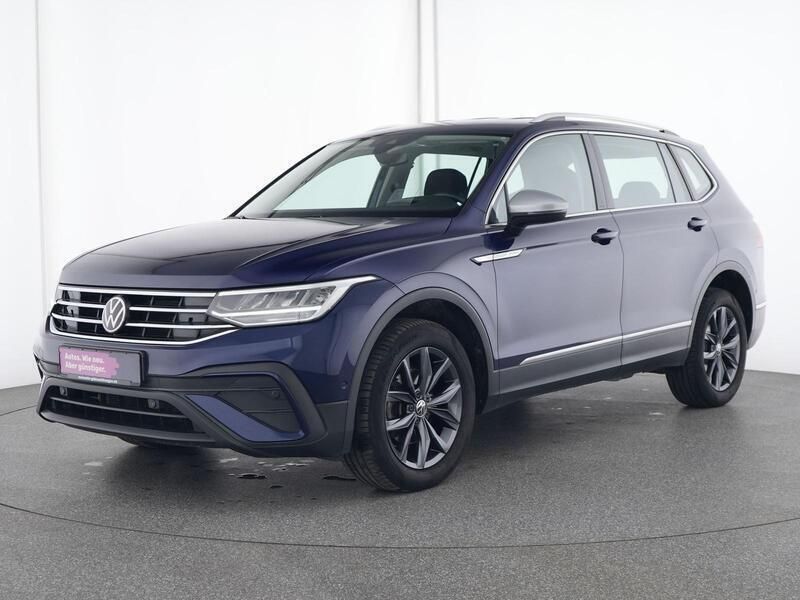 Atlantic blue Gebraucht 2022 VW Tiguan Allspace Life SUV | 31.895 € (Guter Preis) - Bild 1/4