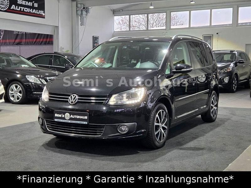 Schwarz Gebraucht 2011 VW Touran Highline Van / Kleinbus | 7.850 € (Fairer Preis) - Bild 1/4