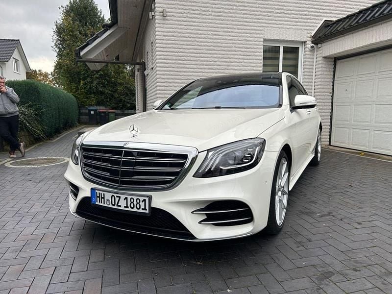 Weiß Gebraucht 2018 Mercedes S350 AMG Limousine | 52.199 € (Fairer Preis) - Bild 1/4