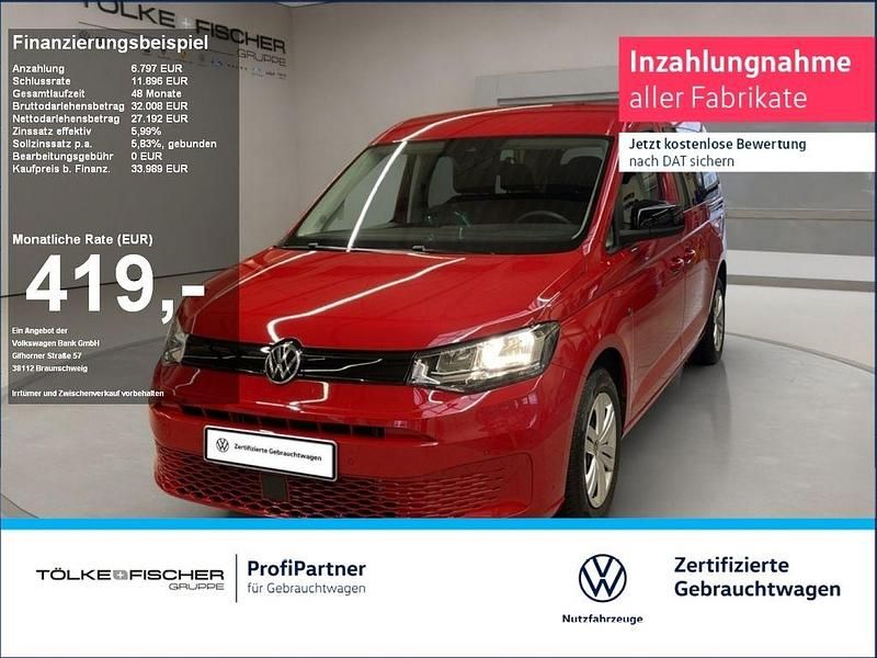 Gebraucht VW Caddy Maxi Basis 116 PS (85 kW) 2025 Rot Van / Kleinbus