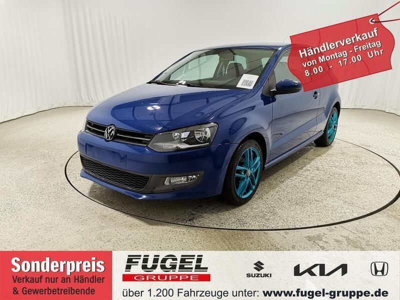 Meerblau Gebraucht 2010 VW Polo Team Kleinwagen | 3.869 € (Superpreis) - Bild 1/4