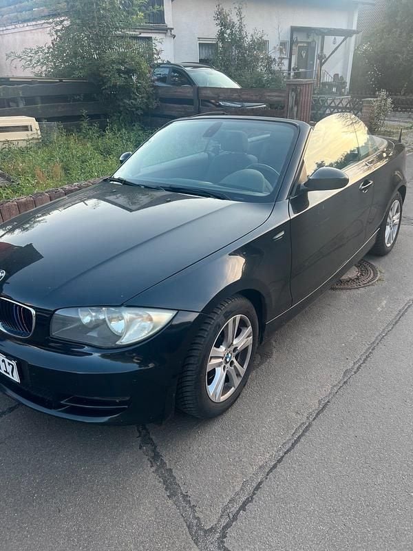 Schwarz Gebraucht 2008 BMW 118 Cabriolet Cabrio | 3.600 € (Superpreis) - Bild 1/4