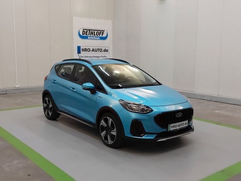 Blau Gebraucht 2022 Ford Fiesta Active Kleinwagen | 16.560 € (Fairer Preis) - Bild 1/4