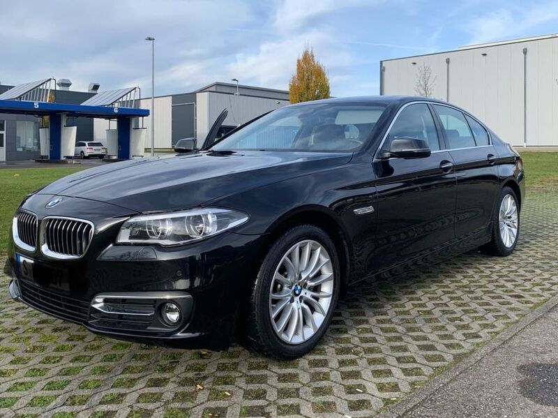 Schwarz Gebraucht 2015 BMW 520 Luxury Line Limousine | 18.999 € (Fairer Preis) - Bild 1/4