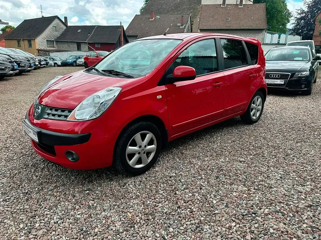 Gebraucht Nissan Note Acenta 88 PS (64 kW) 2007 Rot Kleinwagen