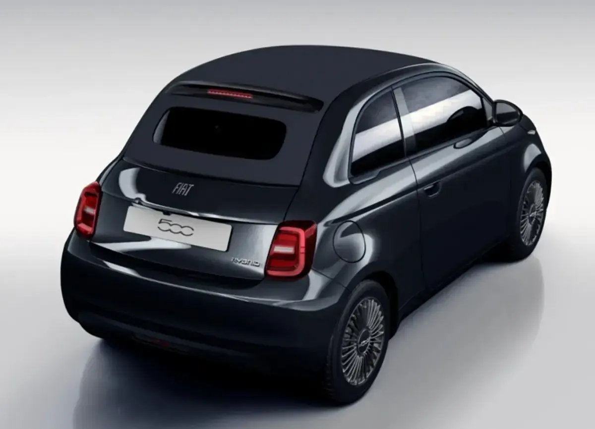 Neu Fiat 500C Icon 65 PS (47 kW) 2026 Onyx schwarz Cabrio