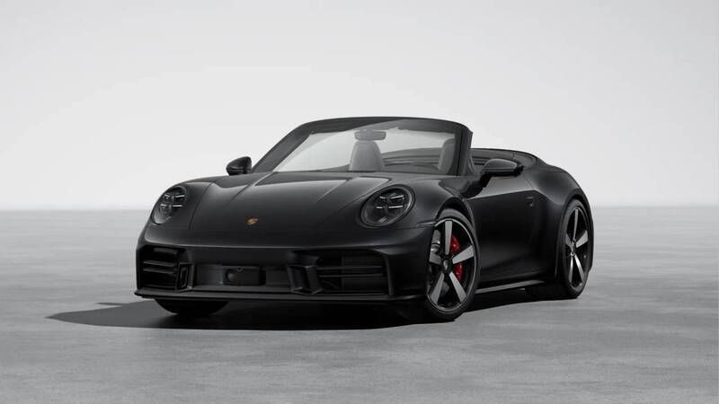 Tiefschwarzmetallic Neu 2025 Porsche 911 Carrera S Cabrio | 202.963 € (Etwas zu teuer) - Bild 1/4