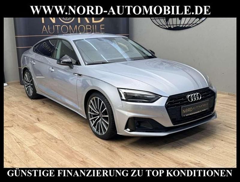 Gebraucht Audi A5 Sportback Advanced 163 PS (119 kW) 2022 Florettsilber metalli (metallic) Kleinwagen