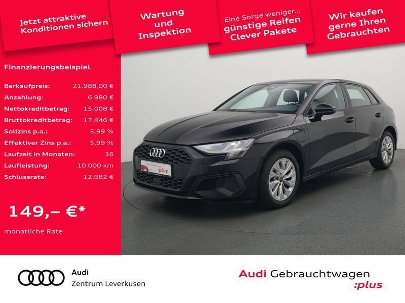 Schwarz Gebraucht 2021 Audi A3 Performance Limousine | 21.988 € (Superpreis) - Bild 1/4