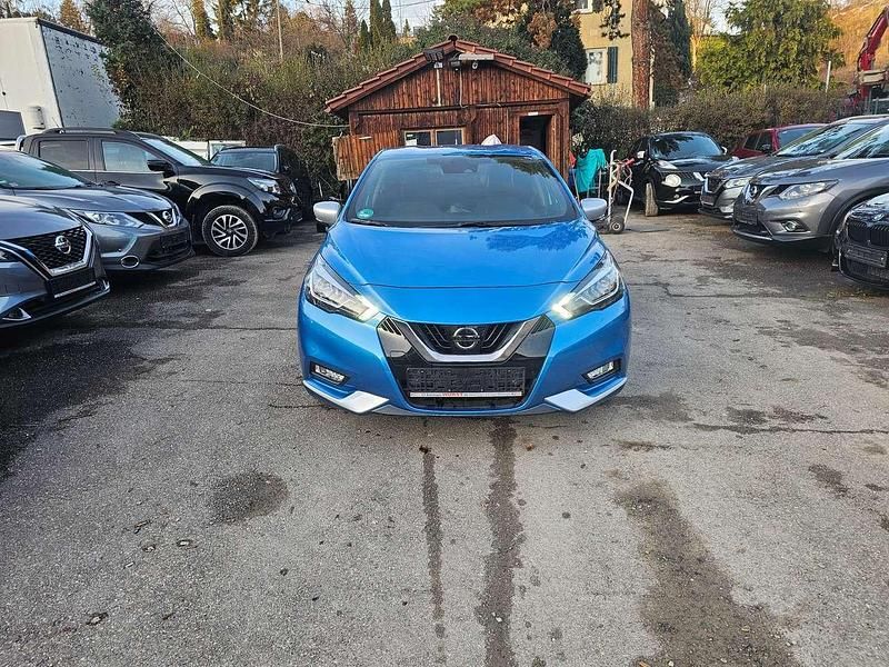 Blau Gebraucht 2020 Nissan Micra Tekna Kleinwagen | 10.450 € (Superpreis) - Bild 1/4
