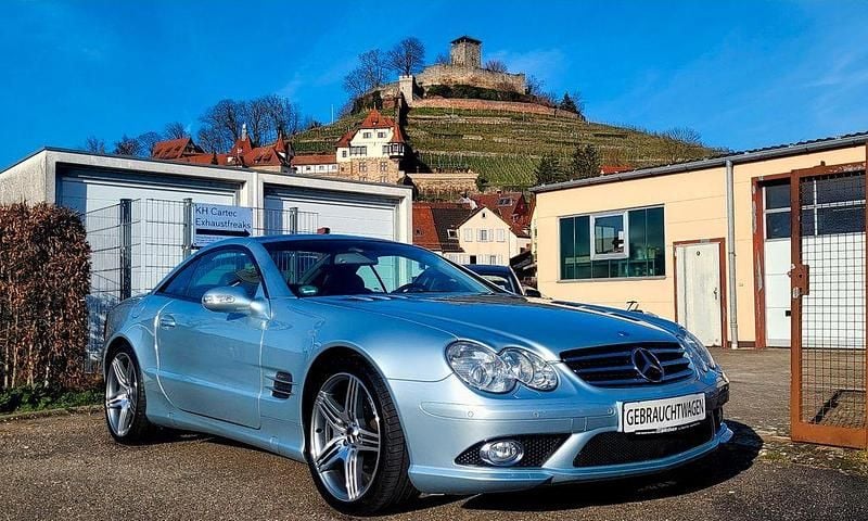 Gebraucht Mercedes SL500 AMG 306 PS (225 kW) 2003 Silber Cabrio