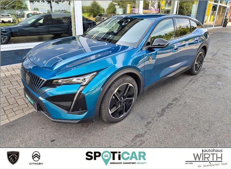 Blau Gebraucht 2024 Peugeot 408 GT GTi Limousine | 25.790 € (Superpreis) - Bild 1/4