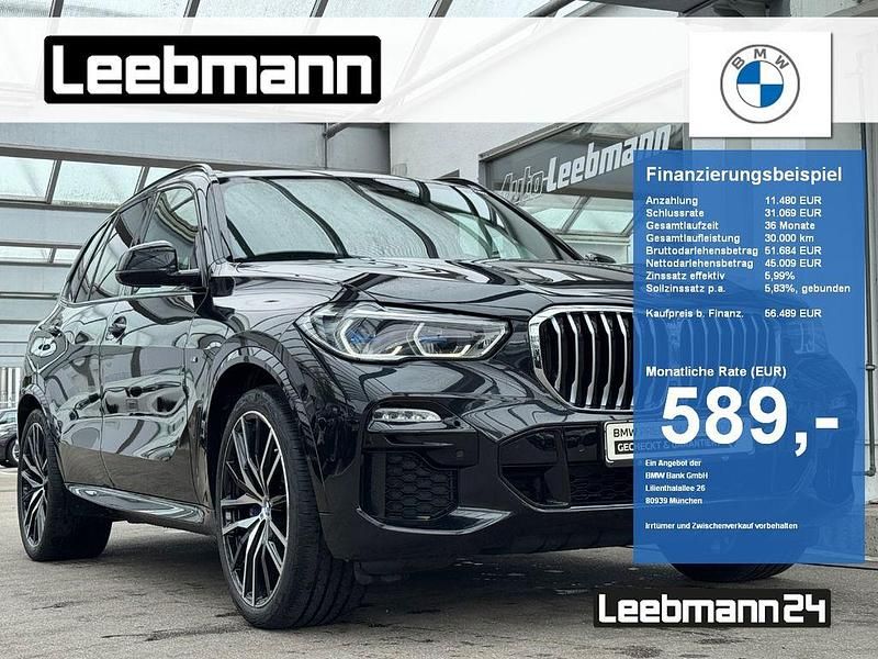 Schwarz Gebraucht 2021 BMW X5 M Sport SUV | 56.489 € (Teuer) - Bild 1/4