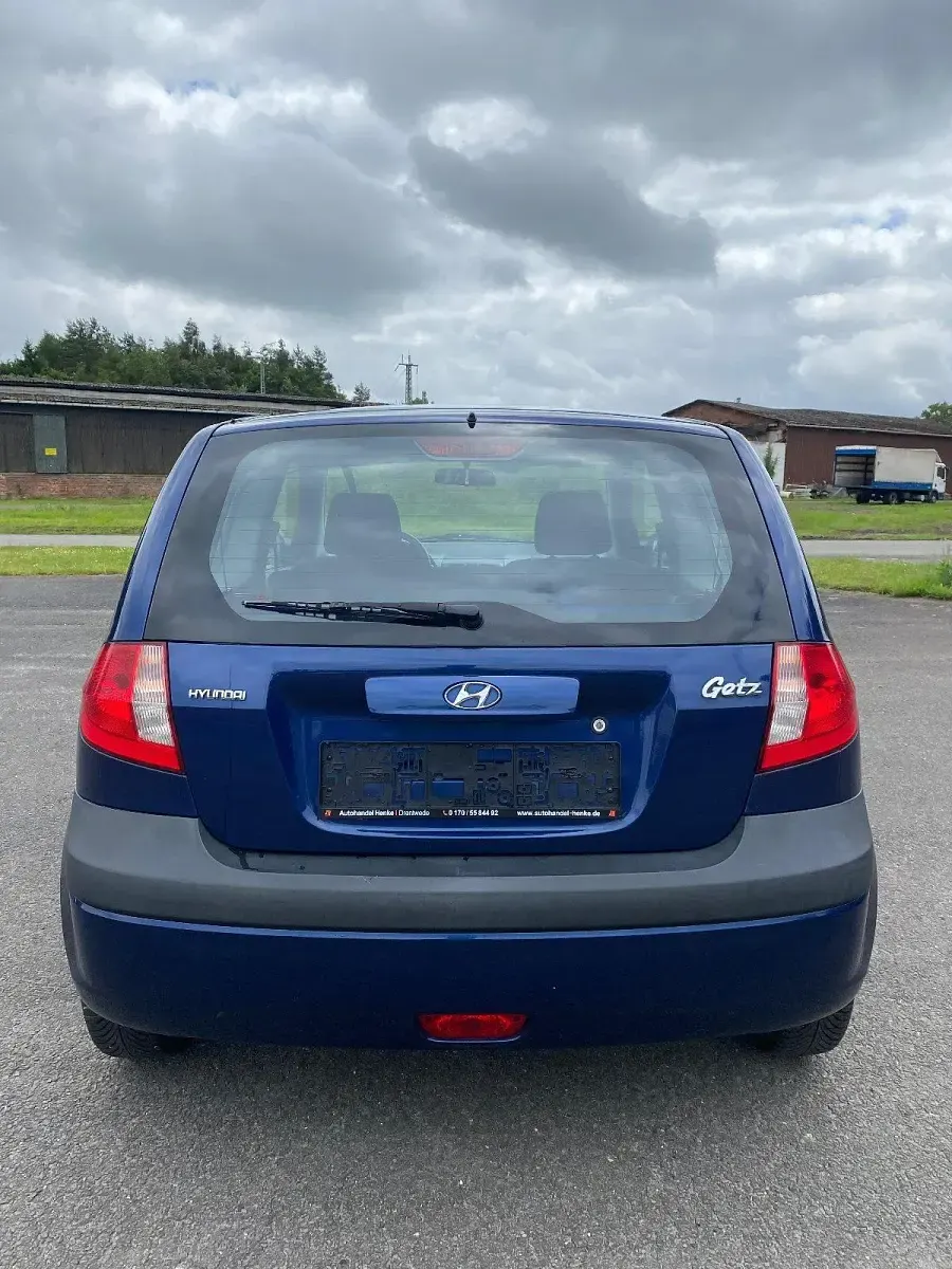 Gebraucht Hyundai Getz Team 67 PS (49 kW) 2008 Blau Kleinwagen
