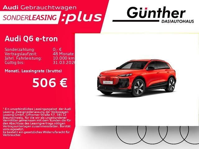 Gebraucht Audi Q6 e-tron S-Line 225 kW (306 PS) 2025 Soneirarot metallic SUV