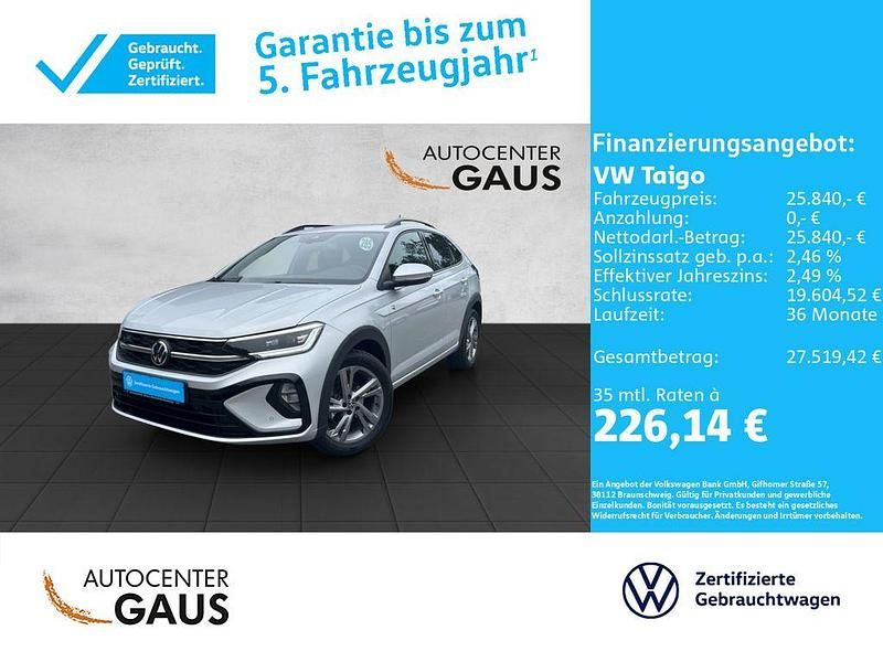 Silber Gebraucht 2024 VW Taigo R-line SUV | 25.840 € (Fairer Preis) - Bild 1/4