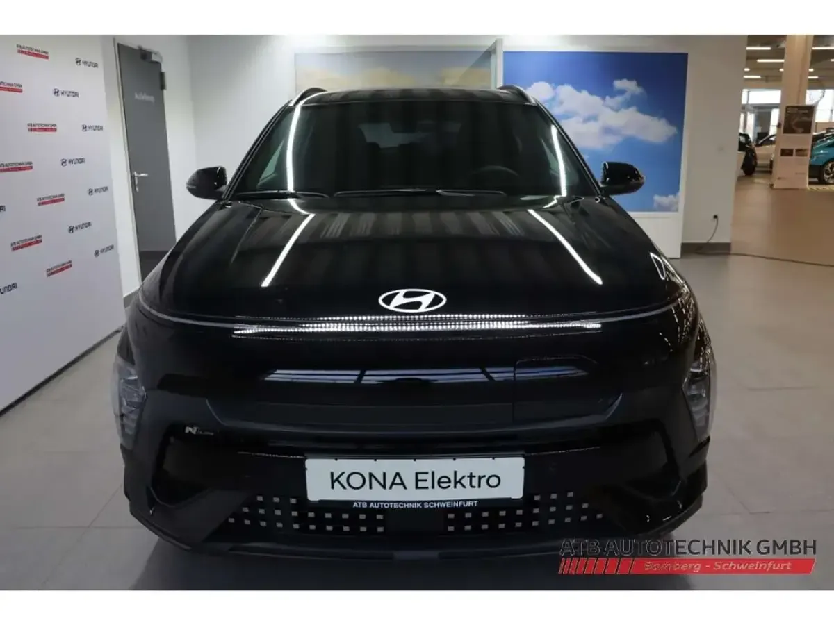 Gebraucht Hyundai Kona N Line 160 kW (218 PS) 2025 Schwarz SUV