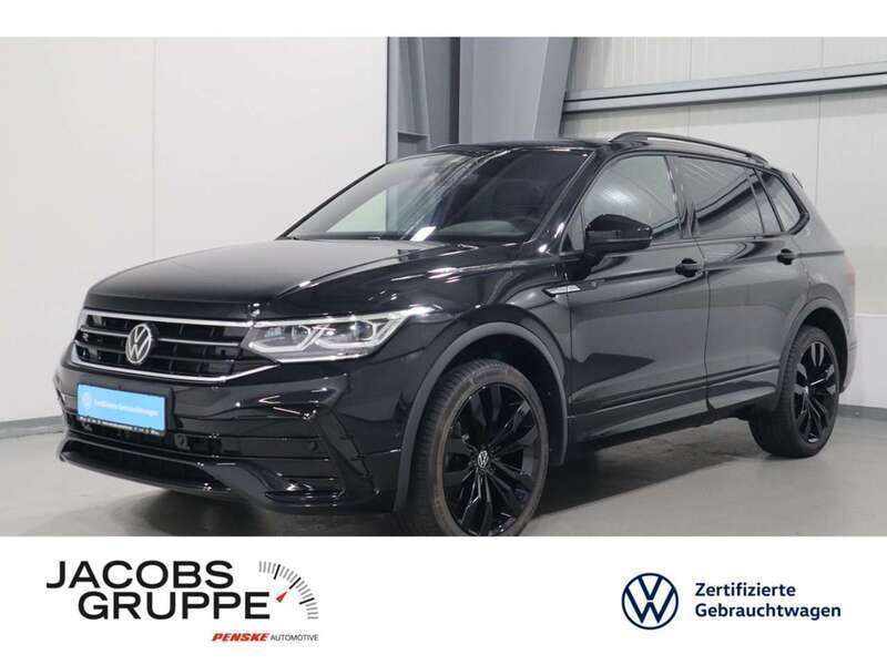 Schwarz Gebraucht 2024 VW Tiguan Allspace R-line SUV | 49.470 € (Teuer) - Bild 1/3