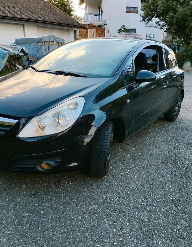 Schwarz Gebraucht 2008 Opel Corsa Kleinwagen | 500 € (Superpreis) - Bild 1/4