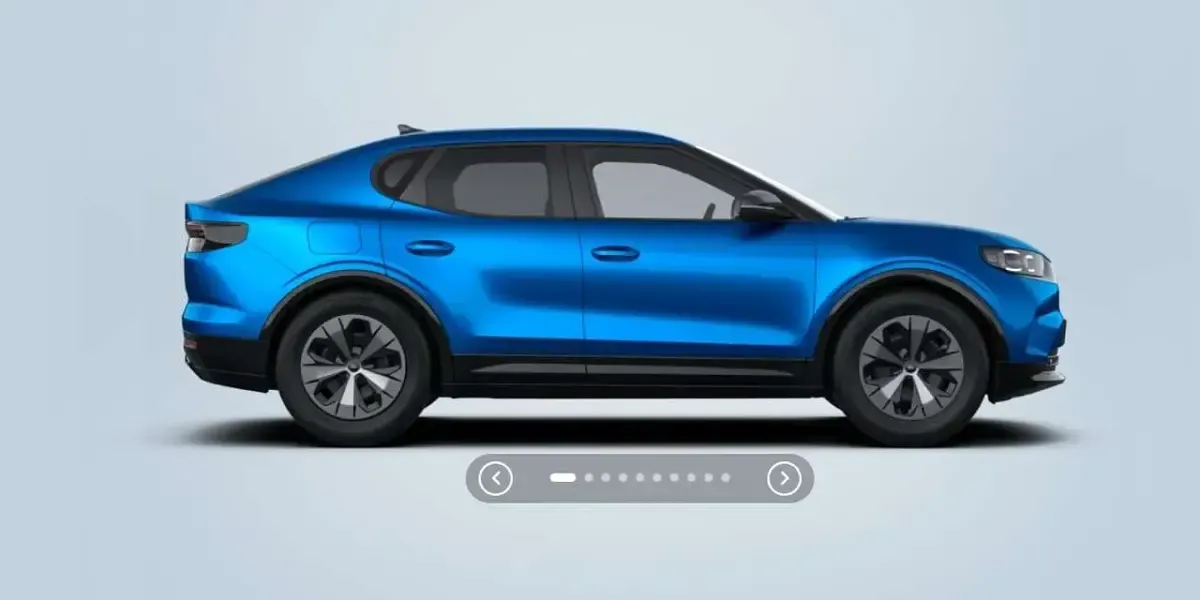 Nowe Ford Capri Extended Range 250 kW (340 KM) 2026 Niebieski SUV