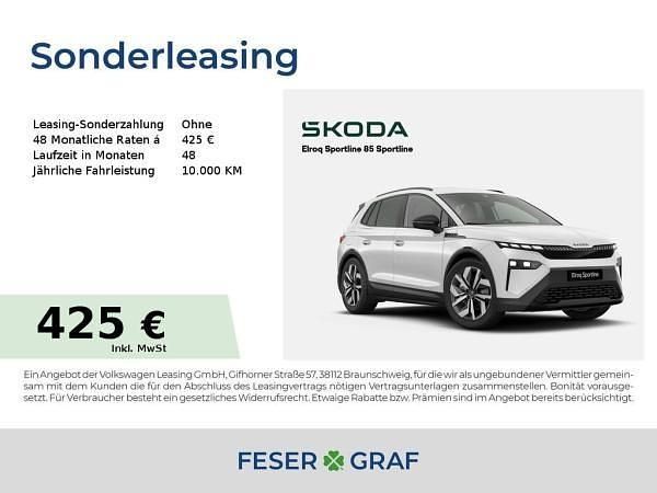 Moon weiss perleffekt Neu 2025 Skoda Elroq SportLine SUV | 44.790 € (Guter Preis) - Bild 1/1
