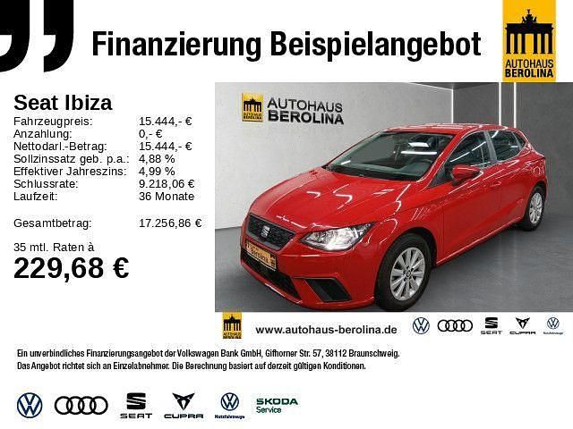 Gebraucht Seat Ibiza Style 110 PS (80 kW) 2021 Rot Limousine