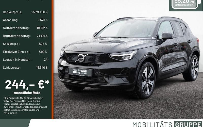 Gebraucht Volvo EX40 Core 175 kW (238 PS) 2022 Schwarz SUV