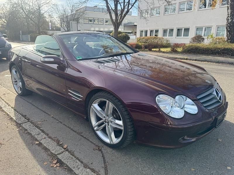 Gebraucht Mercedes SL350 245 PS (180 kW) 2005 037 designo mysticrot Cabrio