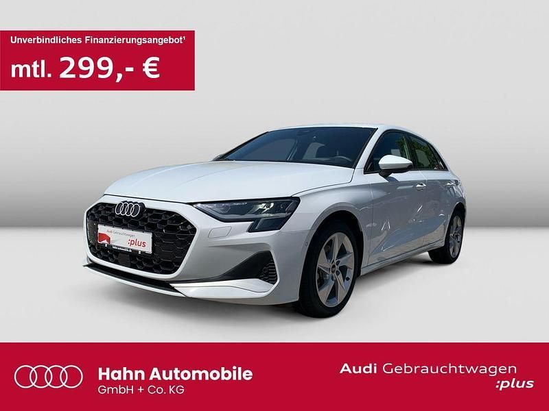 Weiß Gebraucht 2024 Audi A3 Sportback Advanced Limousine | 31.808 € (Guter Preis) - Bild 1/3