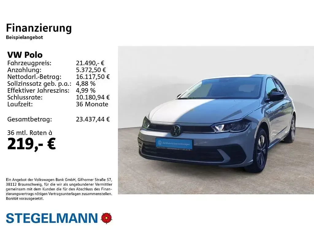 Gebraucht VW Polo Goal 95 PS (69 kW) 2025 Grau Kleinwagen