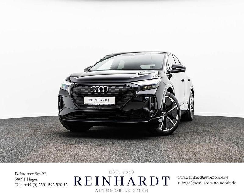 Mythosschwarz metallic Gebraucht 2022 Audi Q4 Sportback e-tron S-Line SUV | 33.150 € (Fairer Preis) - Bild 1/3