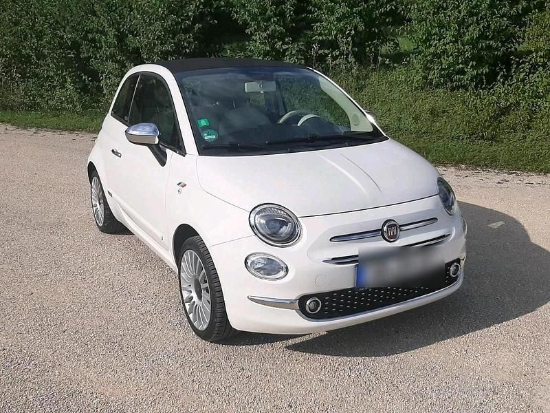 Weiß Gebraucht 2018 Fiat 500C Lounge Cabrio | 11.750 € (Fairer Preis) - Bild 1/4