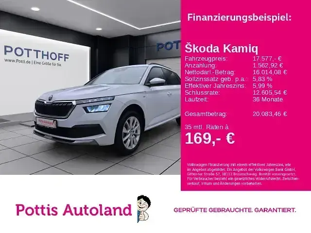 Gebraucht Skoda Kamiq Tour 110 PS (80 kW) 2022 SUV