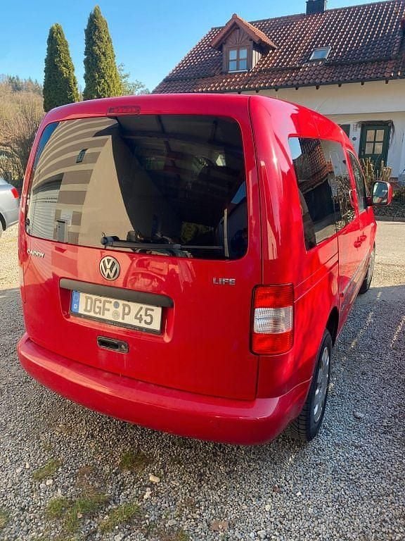 Gebraucht VW Caddy Life 80 PS (58 kW) 2009 Rot Van / Kleinbus
