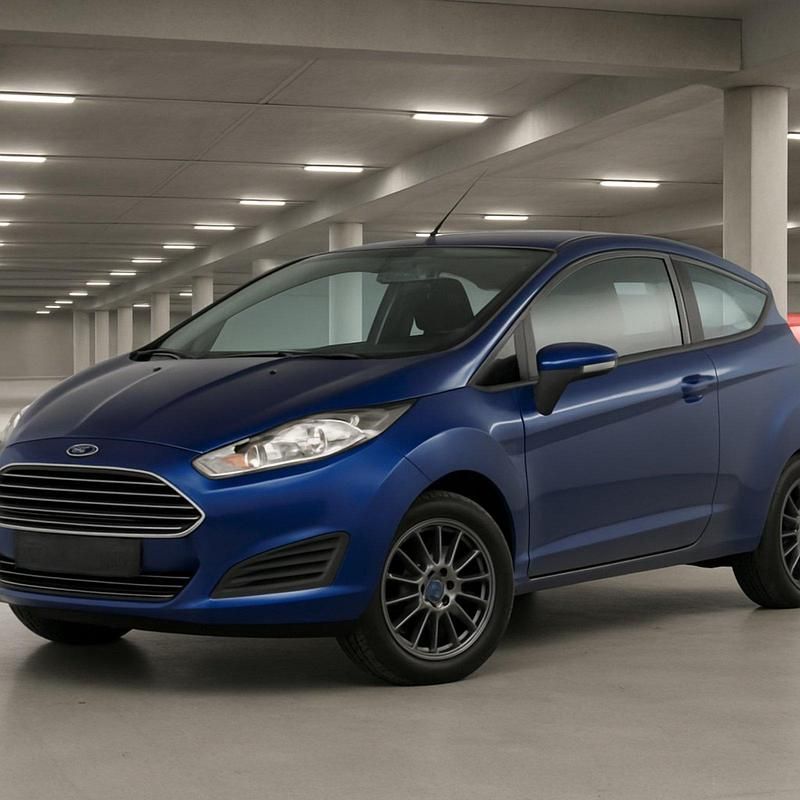 Blau Gebraucht 2015 Ford Fiesta Kleinwagen | 4.450 € (Fairer Preis) - Bild 1/4