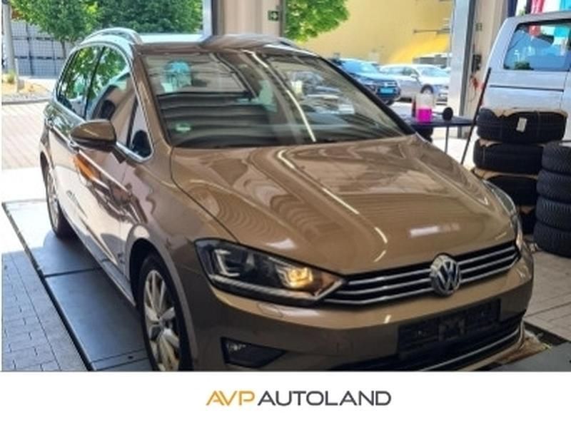 Gold Gebraucht 2015 VW Golf Sportsvan Highline Van / Kleinbus | 11.650 € (Guter Preis) - Bild 1/3