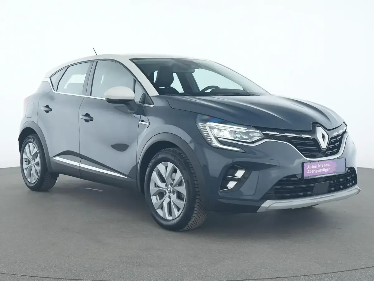 Gebraucht Renault Captur Intens 91 PS (66 kW) 2022 Blau+ weiss SUV