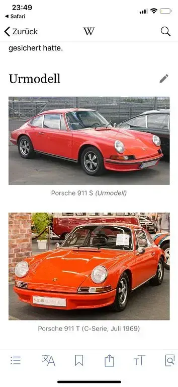 Gebraucht Porsche 911 110 PS (80 kW) 1969 Orange