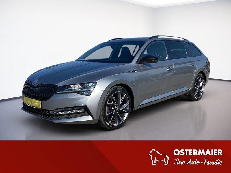 Grau Gebraucht 2020 Skoda Superb SportLine Kombi | 25.490 € (Etwas zu teuer) - Bild 1/2