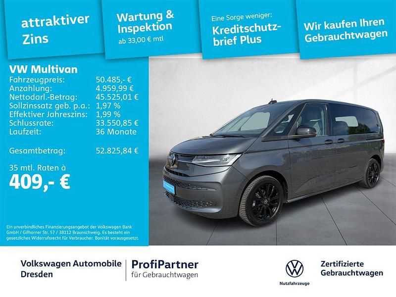 Indiumgrau metallic Gebraucht 2024 VW T7 Life Van | 53.490 € (Fairer Preis) - Bild 1/4