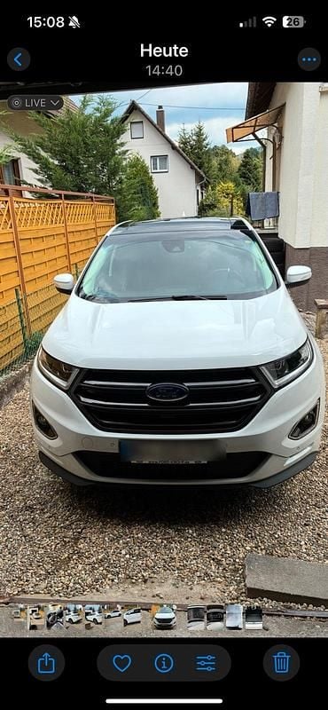 Weiß Gebraucht 2017 Ford Edge ST-Line SUV | 20.900 € (Superpreis) - Bild 1/4