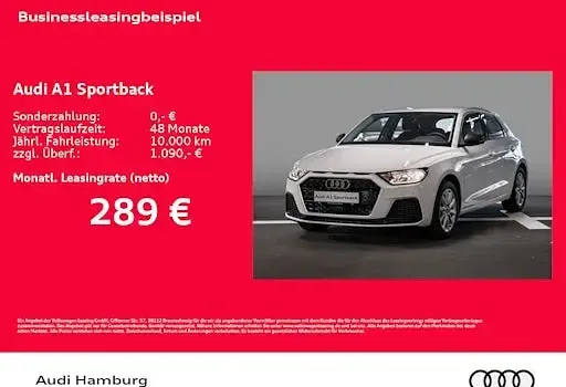 Neu Audi A1 Sportback Advanced Plus 95 PS (69 kW) 2026 Weiß Kleinwagen