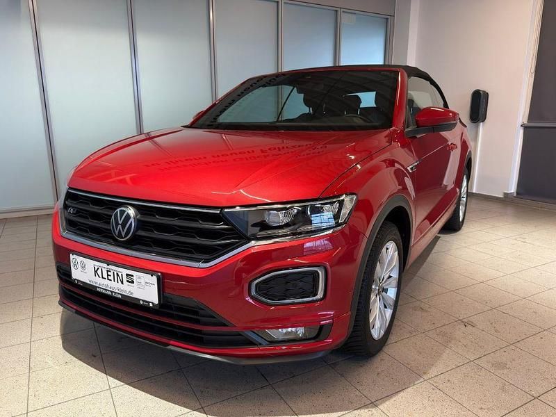 Gebraucht VW T-Roc Cabriolet R-line 150 PS (110 kW) 2021 Rot Cabrio