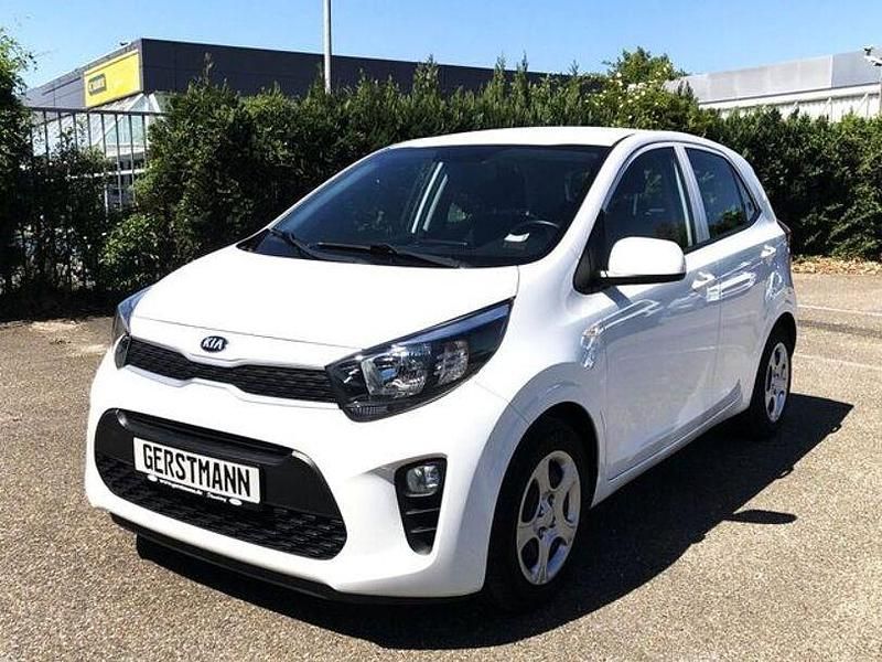 Schneeweiß Gebraucht 2018 Kia Picanto Edition 7 Kleinwagen | 10.780 € (Etwas zu teuer) - Bild 1/4